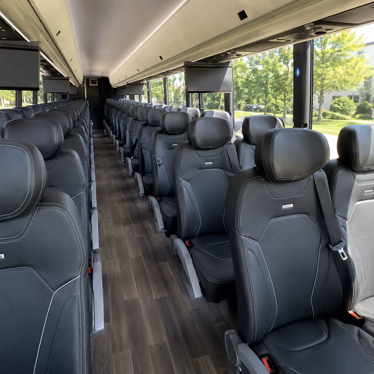 wichita falls charter bus interior